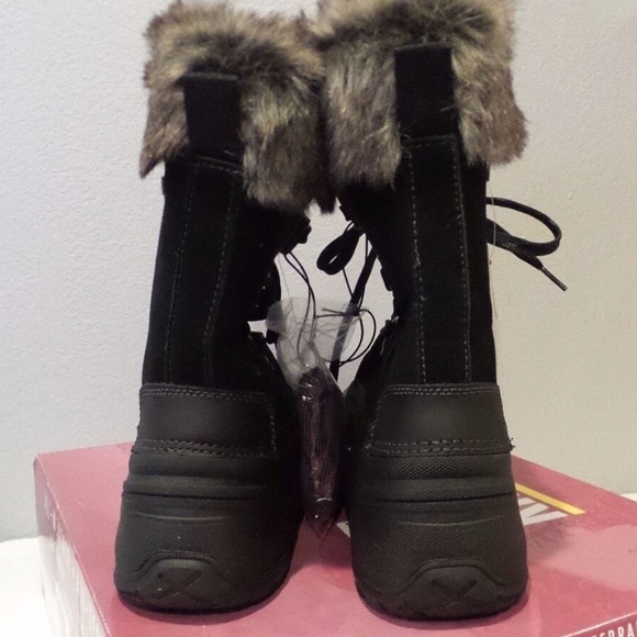 NEW KHOMBU SLOPE WINTER BOOTS BLACK ALL TERRAIN SIZE 10 WATERPROOF NIB - Picture 7 of 8